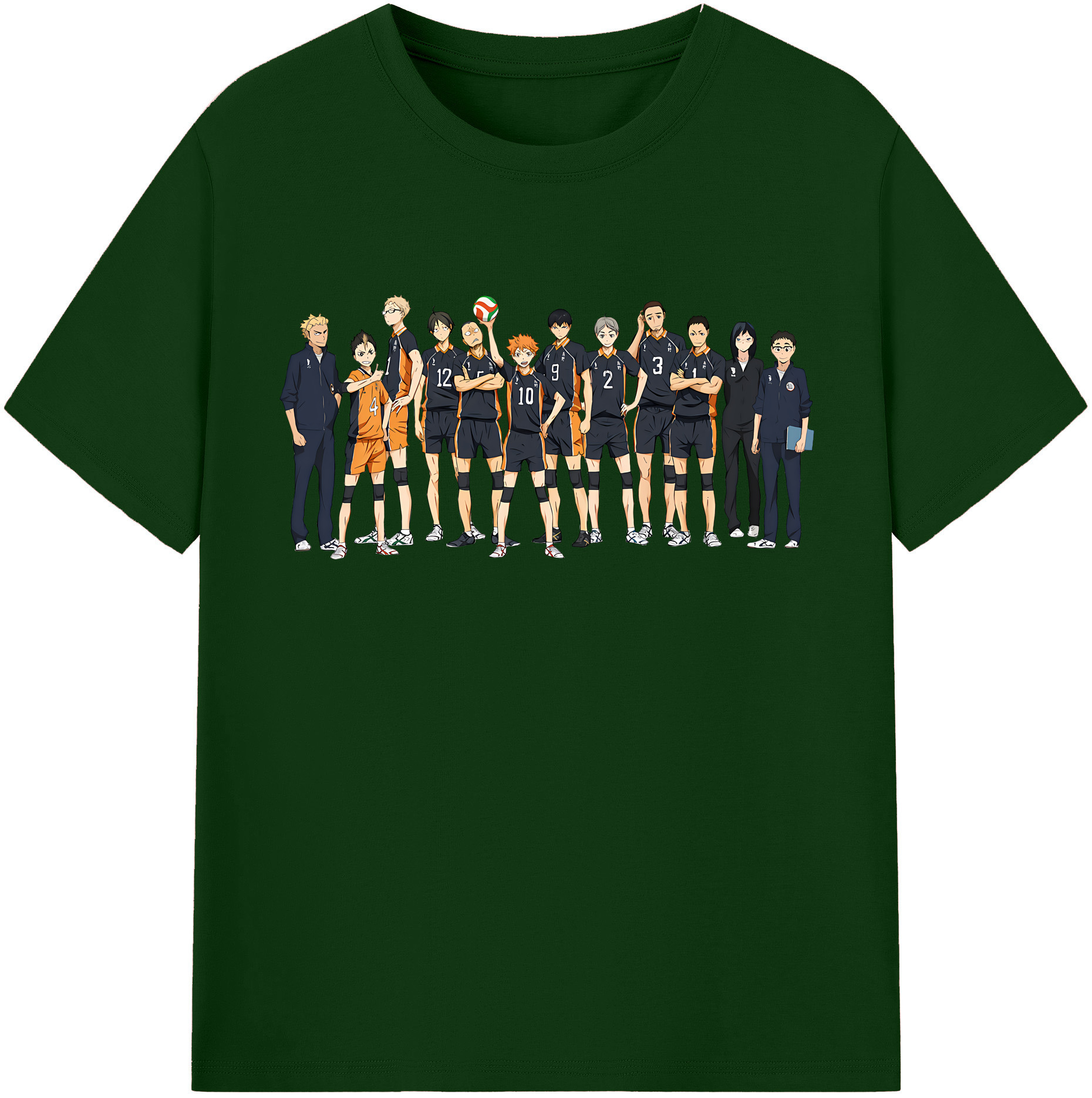 （画像用） ハイキュー!! Haikyu!! 綿100％半袖Tシャツ（フロントプリント）
